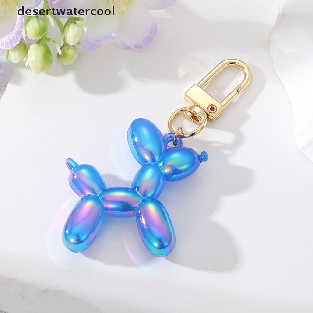 Deid 1pc Kawaii Kartun Hewan Pasangan Gantungan Kunci Key Ring Untuk Wanita Pria Baru Warna-Warni Lucu Tas Hewan Peliharaan Mobil Pemegang Airpods Kotak Perhiasan Martijn