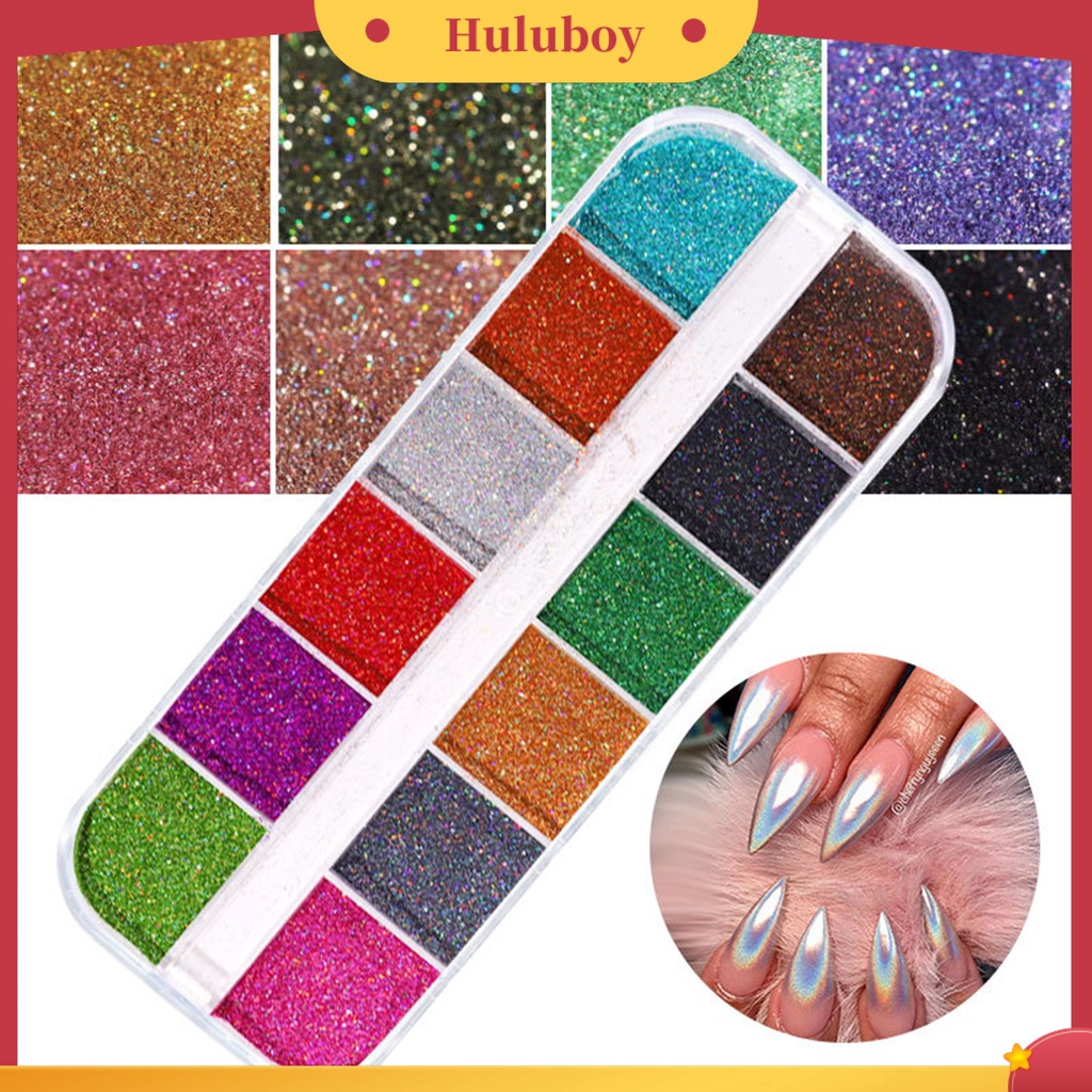 {In Stock} Desain Huruf Bentuk Hati Ultra-Tipis Beauty Woman Nail Care Polish Sequin Untuk Pesta
