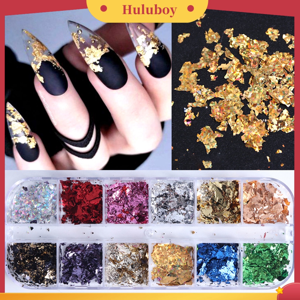 {In Stock} Nail Giltter Ringan Mirror Polish Reusable Women Giltter Sequin Untuk Pesta
