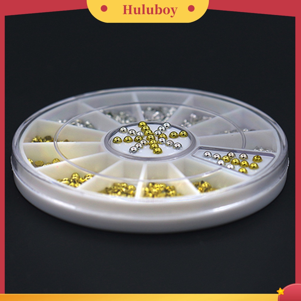 {In Stock} 2mm Roda Dekorasi Nail Art Portable 12roda Akrilik Serbaguna Elegan Permata Dekor Wheel Untuk Case Hp