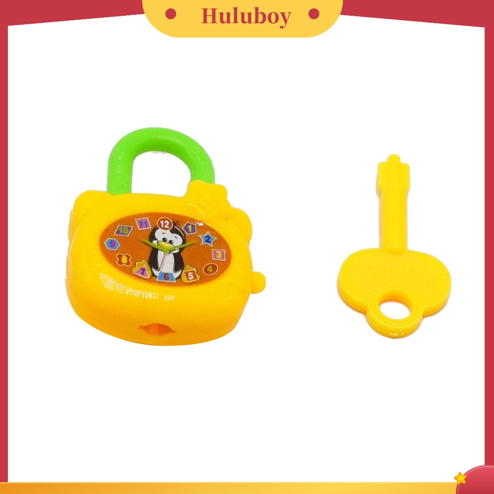 {In Stock} 5Pcs/Set Kunci Plastik Mini Warna-Warni Dengan Kunci Mainan Edukasi Anak Hadiah