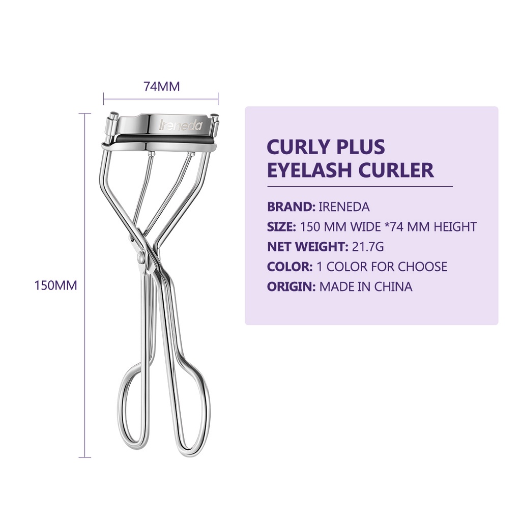 (READY &amp; ORI) IRENEDA Curly Plus Eyelash Curler Penjepit Bulu Mata IR-T03