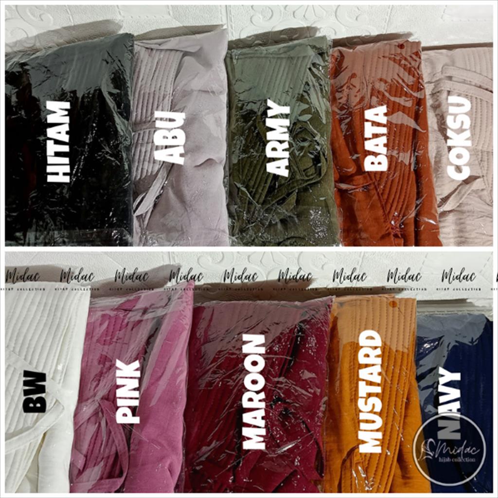 Hijab Bergo Pet Tali Crinkle Jumbo - Bergo Polos Crinkle Airflow Bahan Adem