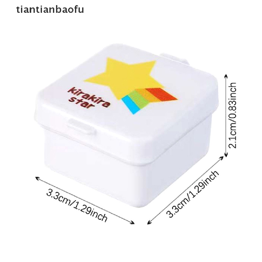 [tiantianbaofu] 1pc Kotak Saos Kecap Mini Portable Wadah Saus Salad Kecil Bento Box Bumbu Penyimpanan Botol Toples Aksesoris Butik