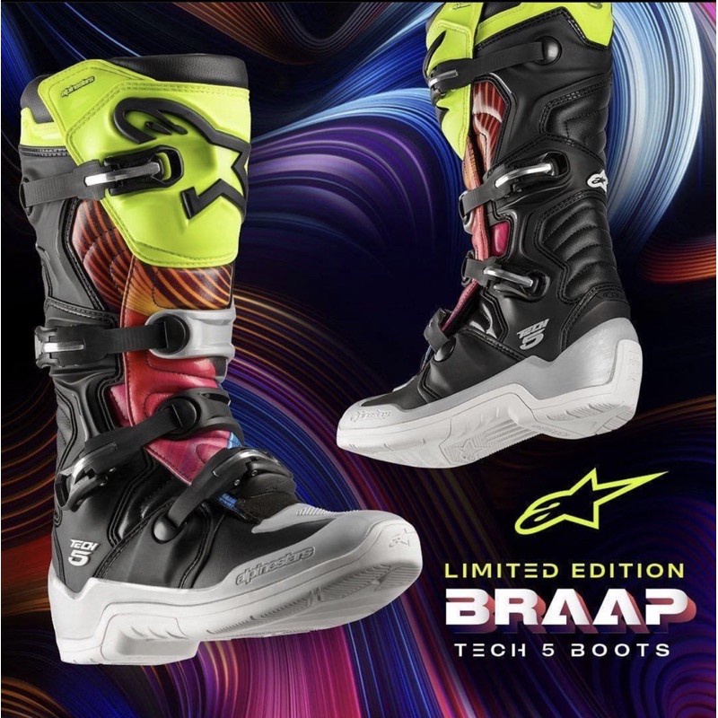 SEPATU ALPINESTAR TECH 5 VICTORY LIMITED EDITION