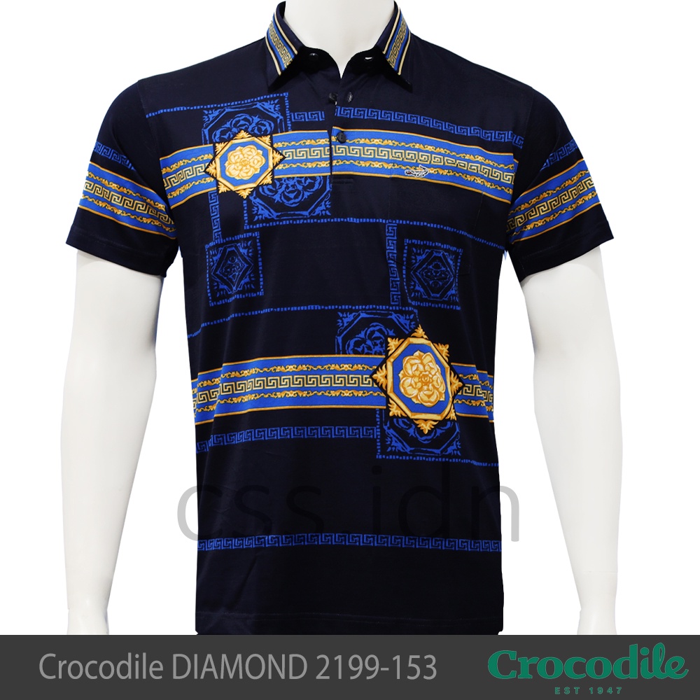 Kaos Kerah Kemeja Pria Crocodile Diamond 2199-153