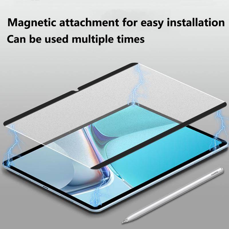 Untuk Huawei MatePad Pro M6 10.4 10.8 11 12.6 inch 2019 2020 2021gambar Magnetic Removable Screen Protector Kertas Tulisan Film Untuk Honor Tablet Pad V6 V7 V8 8 Pro 10.4 11 12 12.1