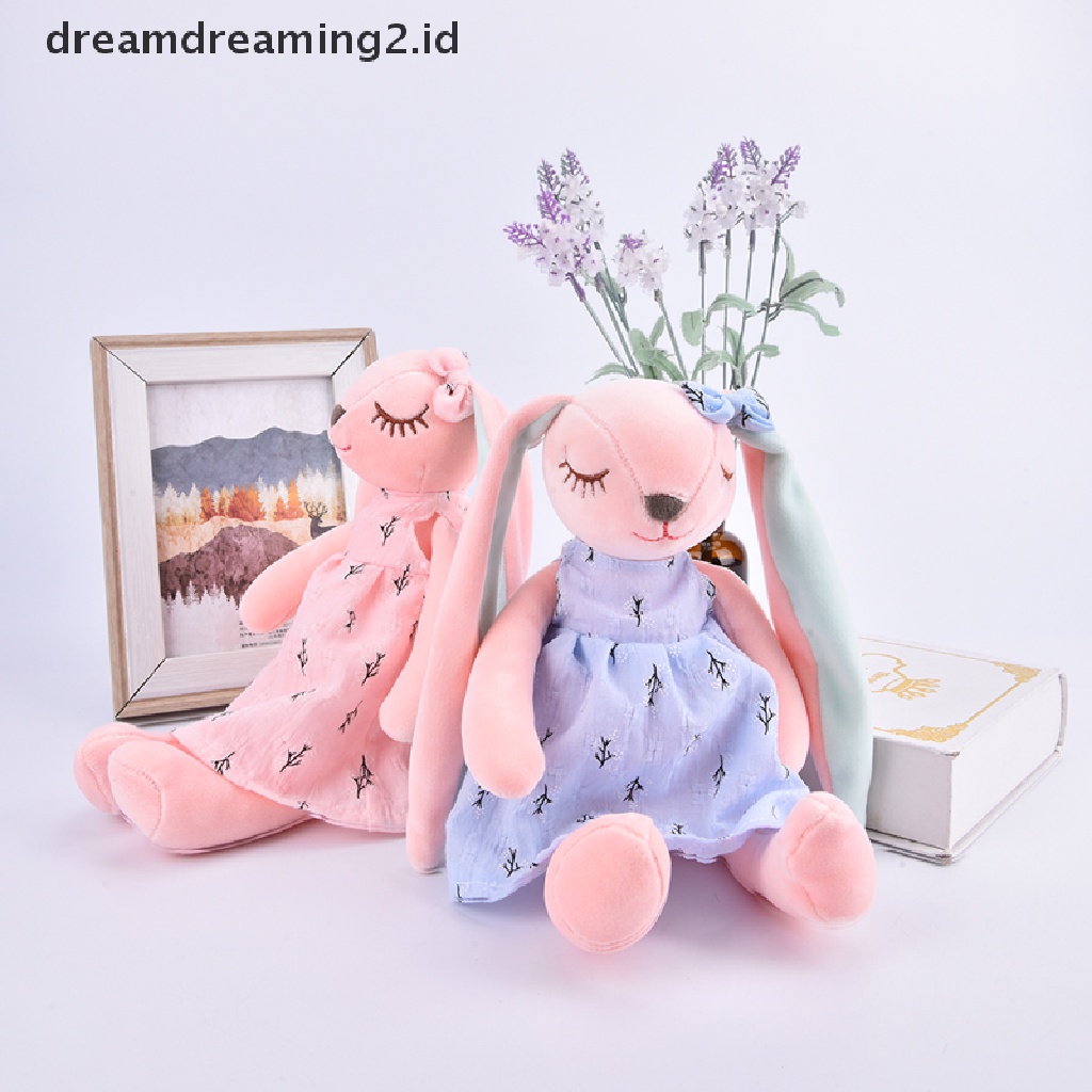 (hot) Lucu Kartun Telinga Panjang Boneka Kelinci Rabbit Sleeping Mate Boneka Mainan Mewah//