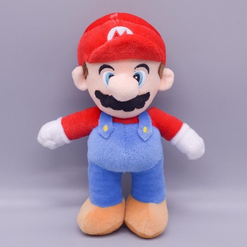 25cm Kartun Anime Super Mario Bantal Mainan Plush Boneka Boneka Lembut Untuk Mainan Ulang Tahun Anak