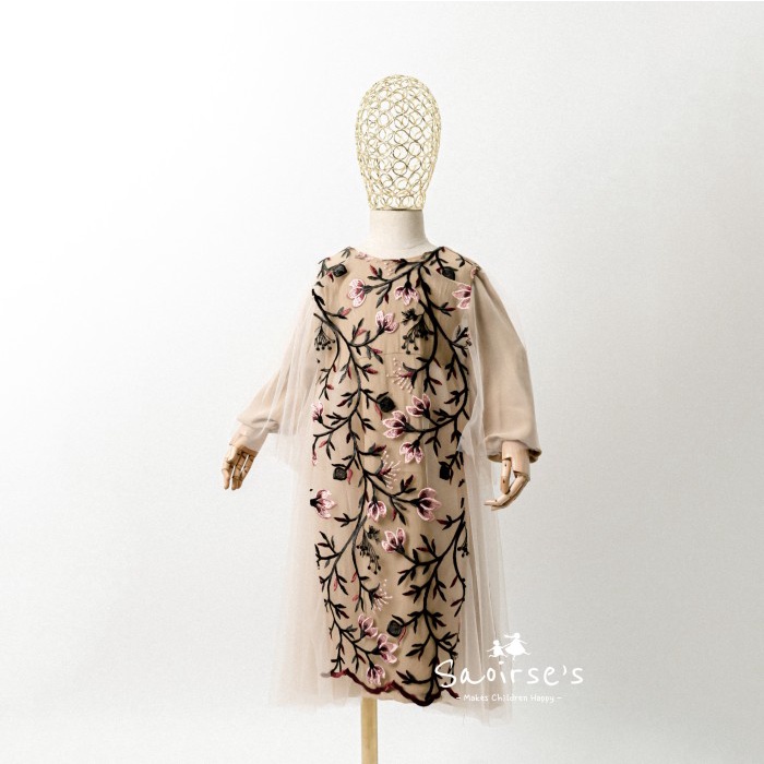 Saoirse's Anita Gamis - Gamis Anak Perempuan Dress Brukat Elegan