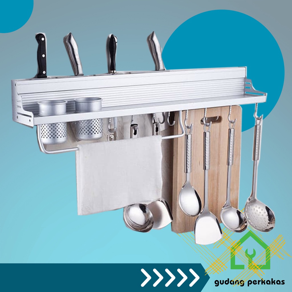 rak dinding dapur minimalis