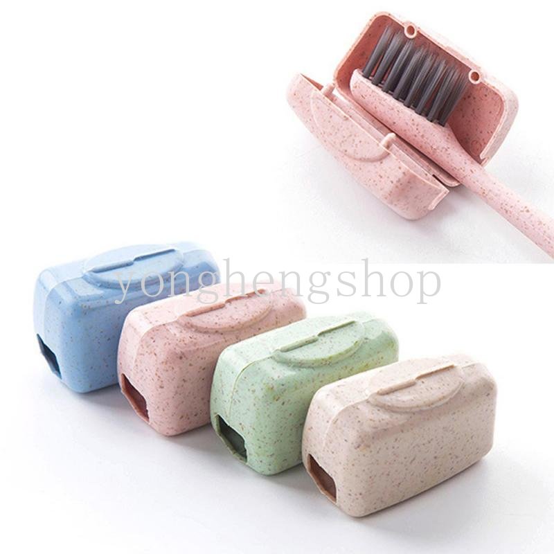 1/4pcs Topi Sikat Gigi Outdoor Hiking Camping Travel Portable Toothbrush Head Covers Case Anti-Debu Germproof Pelindung Sikat Gigi Aksesoris Kamar Mandi