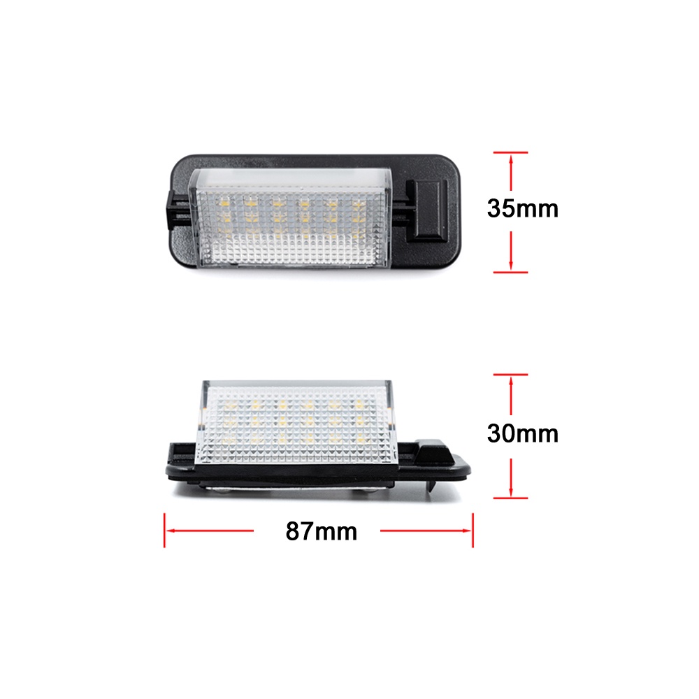 2pcs Lampu Plat Nomor Plat LED Putih Lampu Untuk BMW 3seri E36 318i 318is 318ti 320i 323i 325i 325is 328i 328is M3