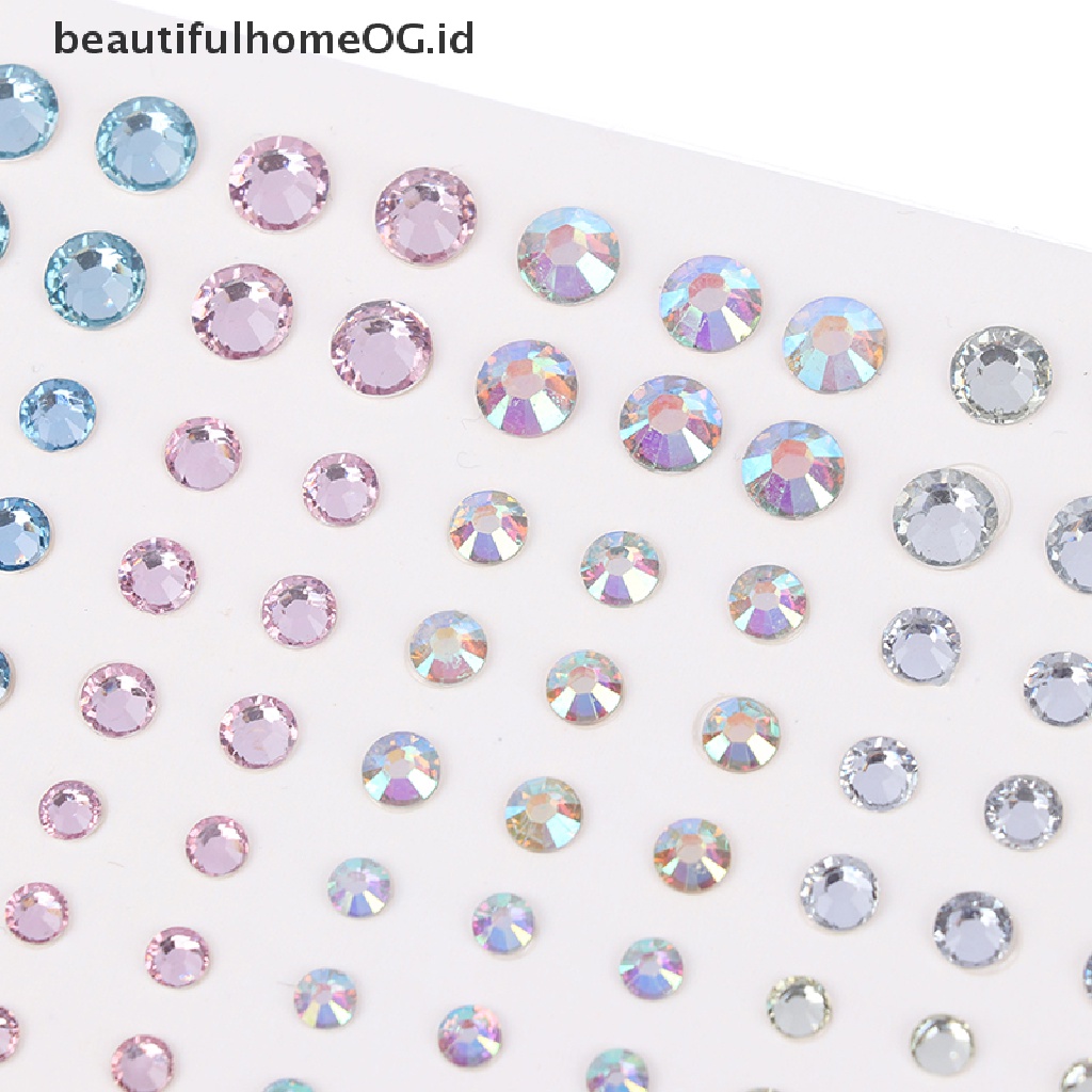 // Beauty// Face Eyeshadow Diamonds Stickers Self Adhesive Body Dekorasi Tato Temporer **