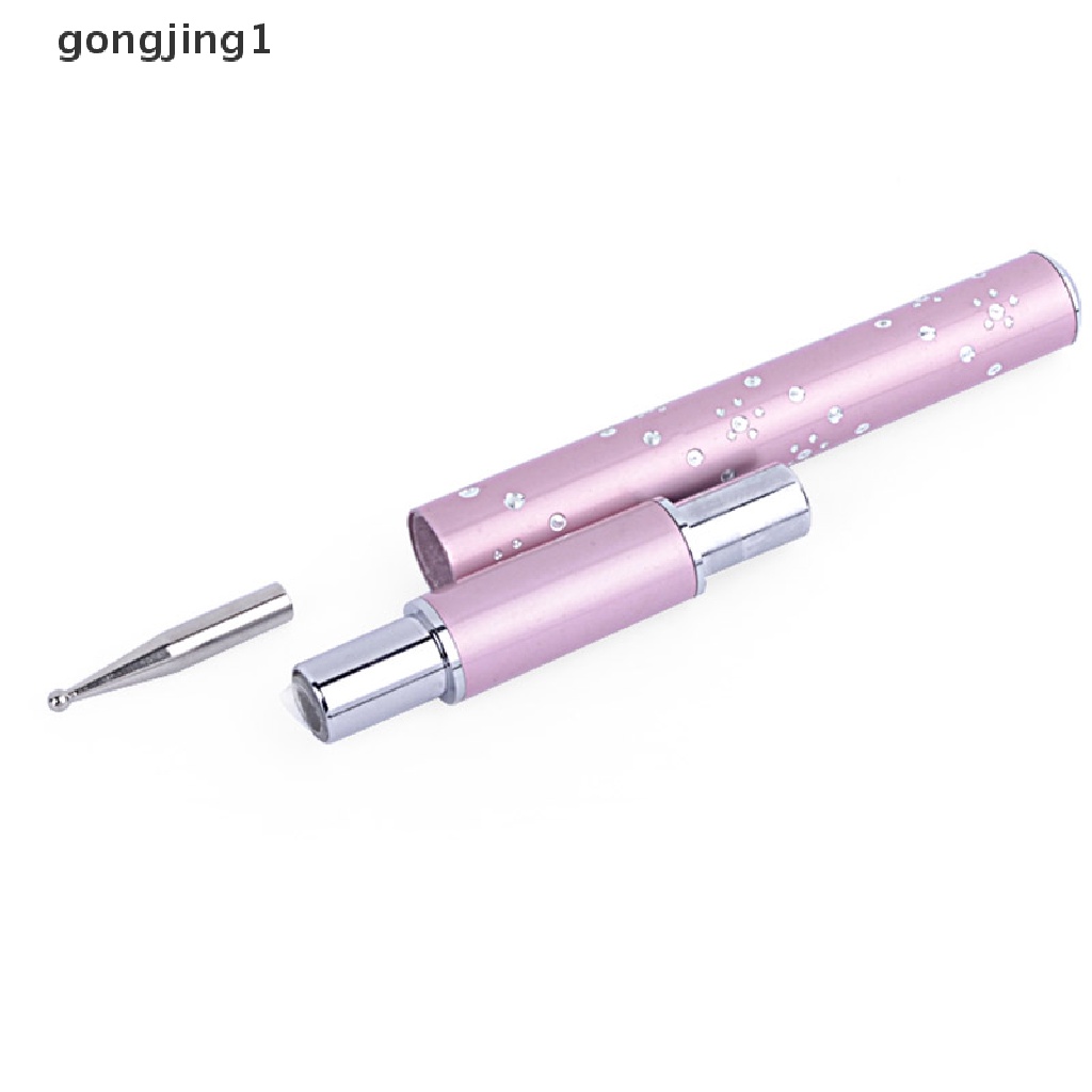 Ggg 6kepala Stainless Steel Dotg Pulpen UV Gel Pager Liner Pen Nail Art Tools ID