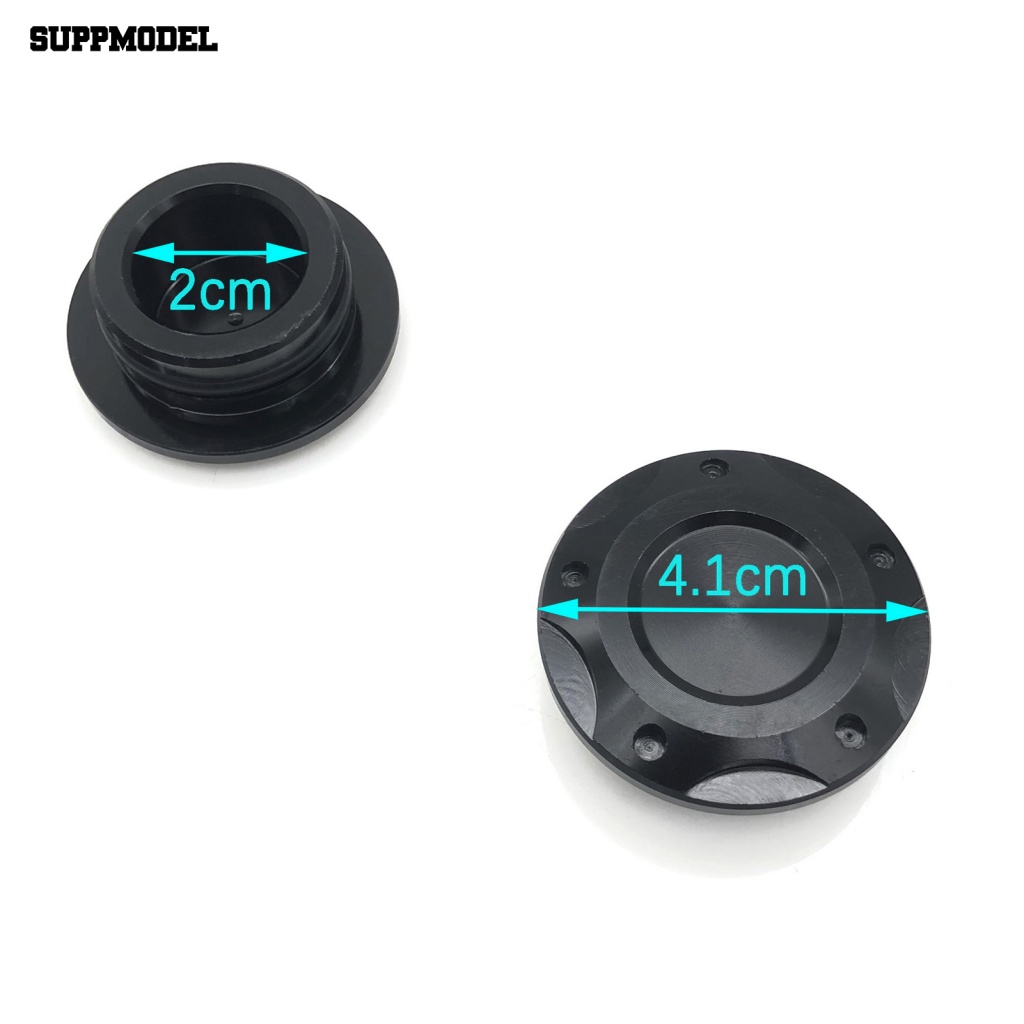 Suppmodel 2Pcs Motor Kokoh Modifikasi Part Motor Body Frame Screw Cover Praktis Untuk YAMAHA MT-03 MT-25/YZF-R25/YZF-R3 (15-21)