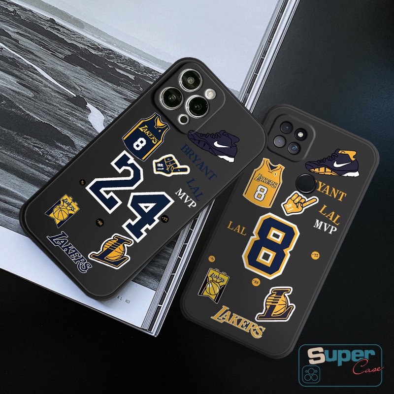 Infinix Hot 10s 9 12i 12 11 8 11s 20s 20 10t 10Lite Hot 10 11 12 9 Smart 5 4 6 Plus Play Note 12pro 8 11 12 G96 12 2023 Straight Edge N.B.A Lakers Kobe Fashion Soft Tpu Back Case