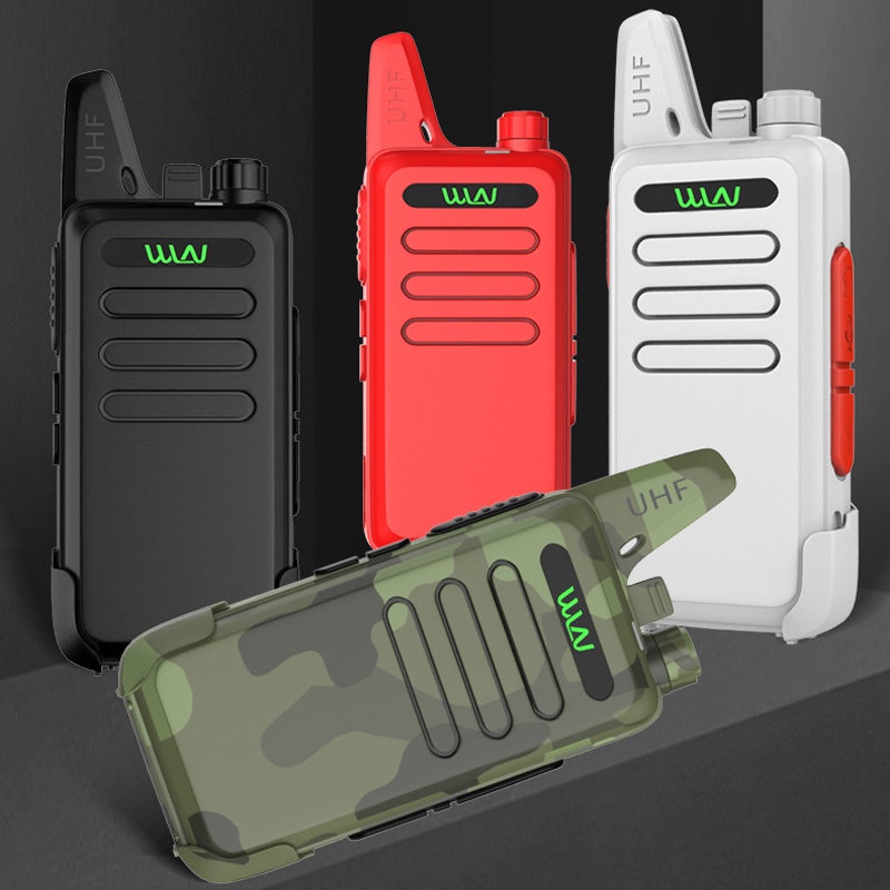 Upgrade Handy Walkie Talkie Portable Mini Walkie Talkie 2 Unit HT WLN UHF TwoWay Handy Talky Mini Walkie Talkie Jarak Jauh MurahJarak Jauh Murah Kekuatan Tinggi Waterproof