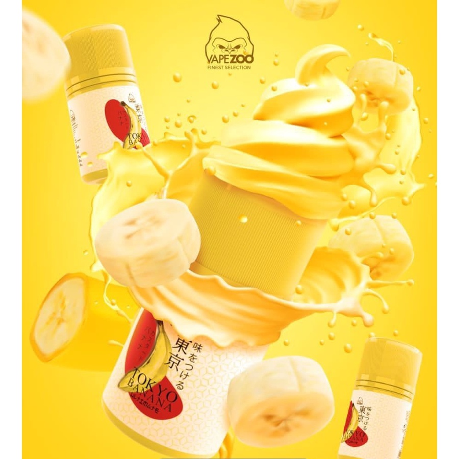 Tokyo Banana Ultimate 60ML Banana Cream cake Liquid Cukai