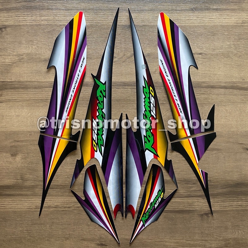 striping sticker Honda karisma d 125 hitam full 2003 stiker list polet body karisma standar terlaris