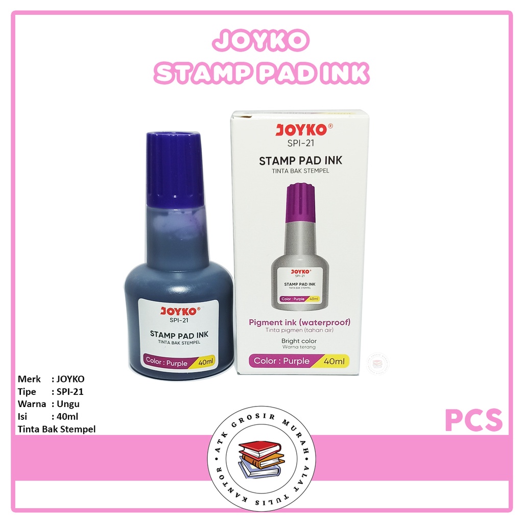 

JOYKO - Stamp Pad INK SPI-21 Tinta Bak Stempel Purple - Pcs