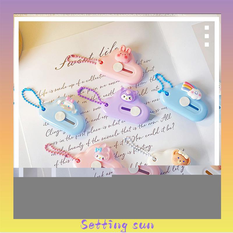 Pemotong Mini Lucu Alat Tulis Siswa Scrapbook Memo Memotong Kertas Pemotong Kertas Paket TN