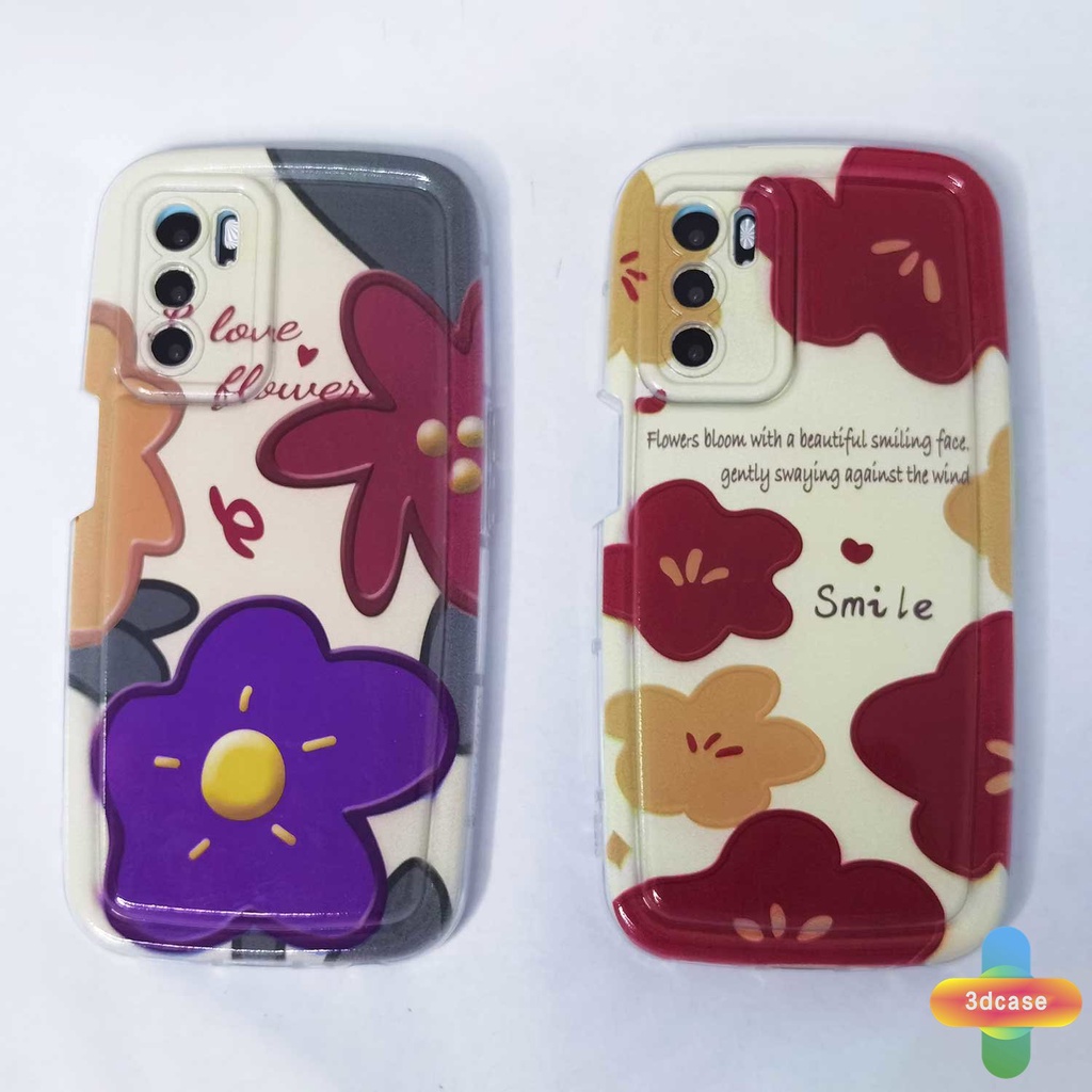 Case HP OPPO A96 A76 A16 A17 A17K A15 A57 A53S A16S A77 A57S A57E A11S A54 A5S A3S A95 A55 A7 A5 A9 A31 A53 A33 2020 A77S A12 A12S A1K A16E A16K A54S Reno 7 7Z 8Z 5 4 6 8 5F 5K 4F 4 5 06 Lite A74 A15S A52 Love Flower Silicone Soap Case