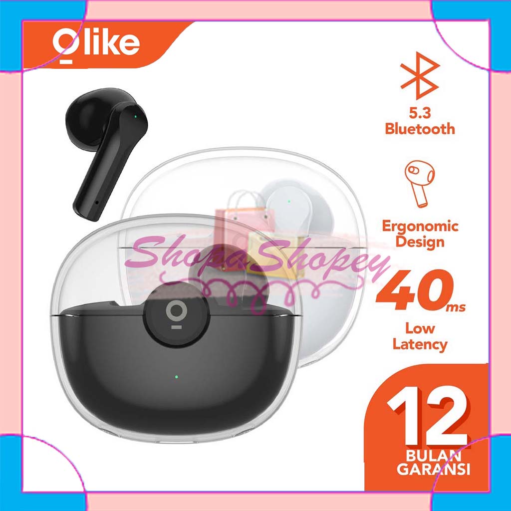 TWS OLIKE T202 Jelly Pods TWS Wireless Earphone Bluetooth 5.3 Low Latency 40ms