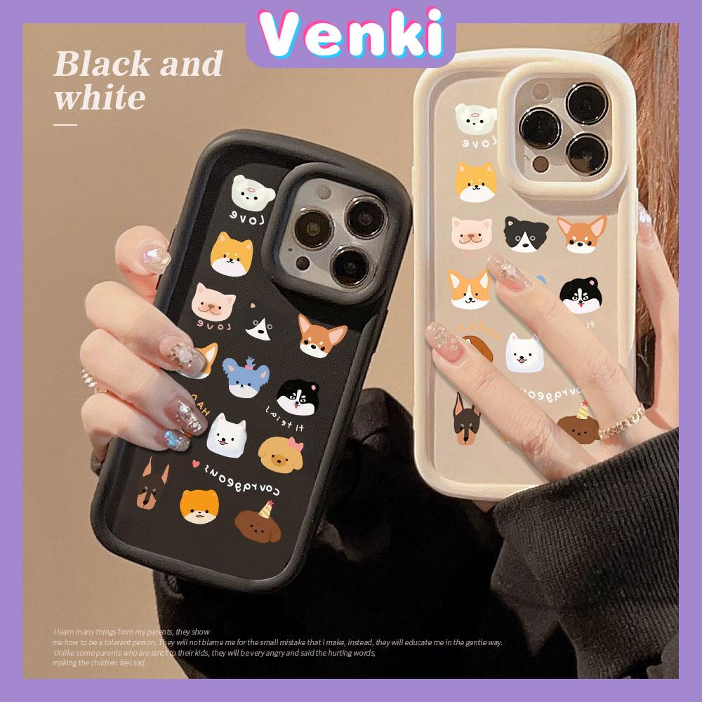 Case fo iPhone 11 Pro Max TPU Soft Case Frosted Bubble Case Black White Full Screen Cute Animals Camera Protection Shockproof For iPhone 14 13 12 11 Plus Pro Max 7 Plus X XR