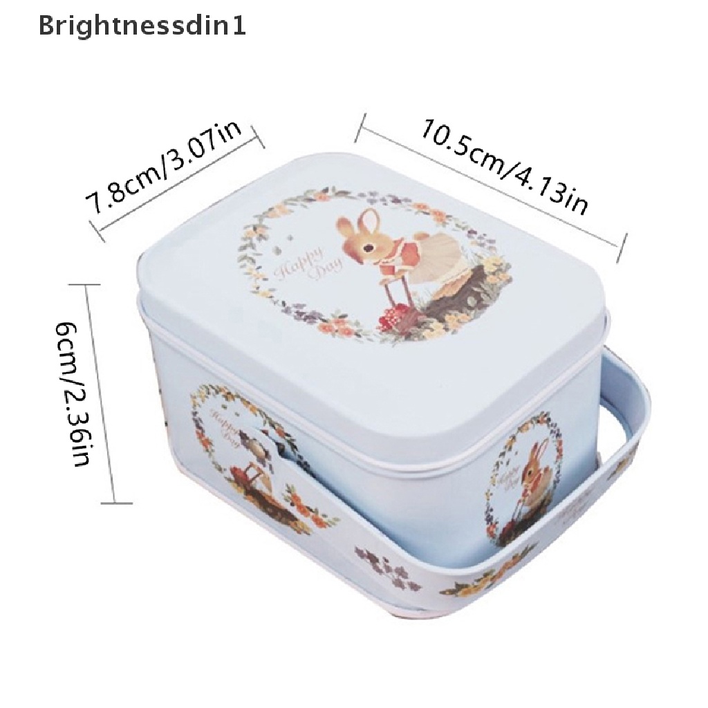 [Brightnessdin1] 1pc Vintage Koper Kecil Penyimpanan Tin Metal Candy Box Gift Box Cookie Kotak Hadiah Butik