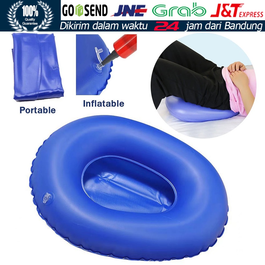 Toilet Tiup Portabel / Toilet Lansia Hamil Dewasa Lansia / Pispot Sodok