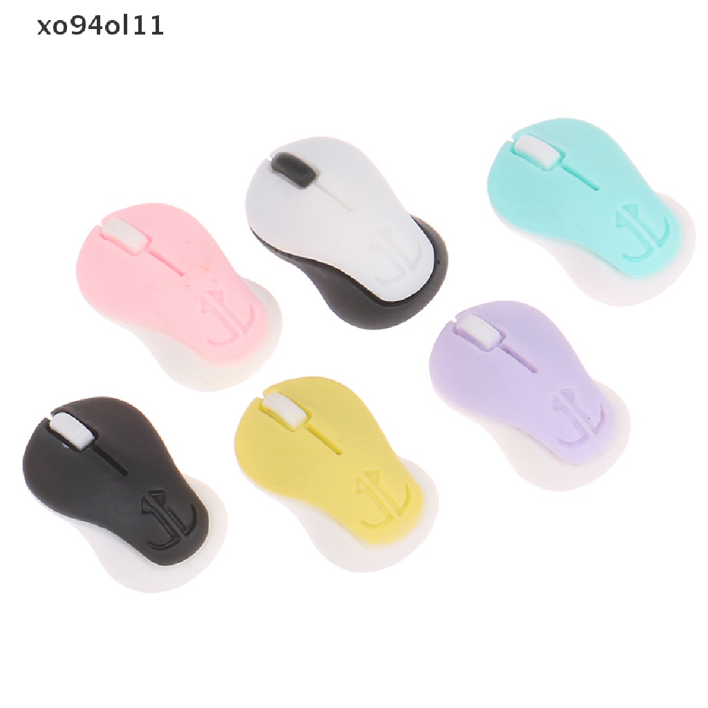 Xo 5PCS 1: 12 Simulasi Rumah Boneka Macaron Model Tikus Mini DIY Aksesoris Mainan Anak OL