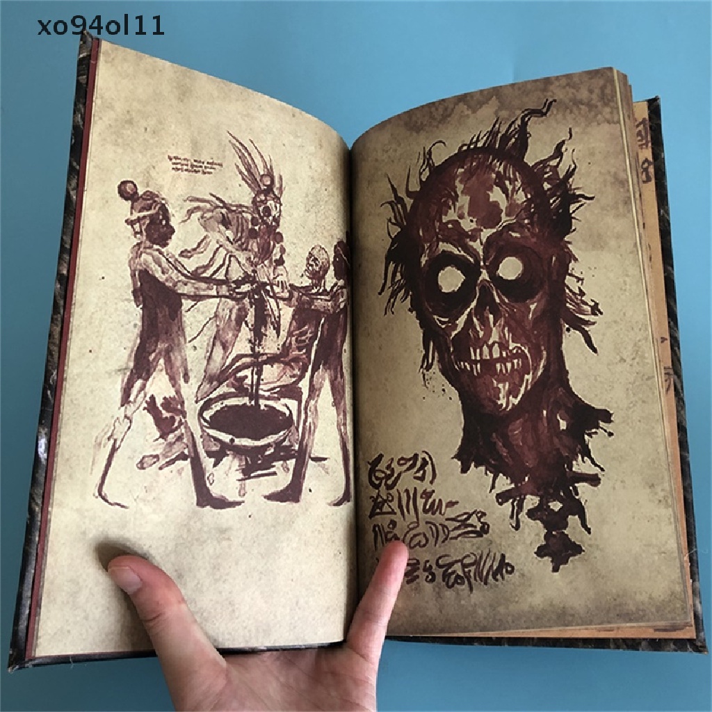 Xo Necronomicon Dark Magic Book Demon Evil Dead Book Altar Upacara Prop Koleksi OL