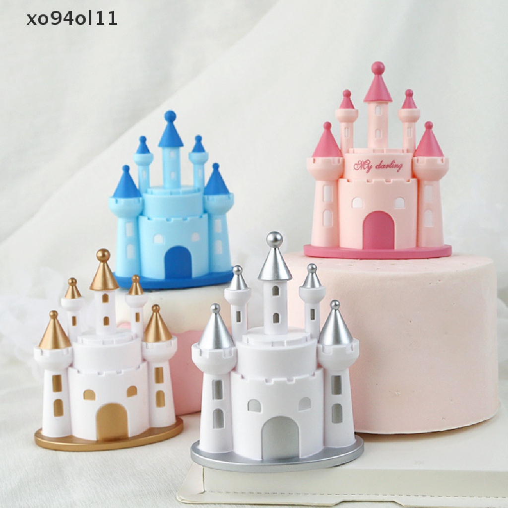 Xo Princess Prince Castle Happy Birthday Dekorasi Rumah Makan Baking Cupcake Cake Topper Kue Bendera Acara Pary Perlengkapan Cinta Hadiah OL