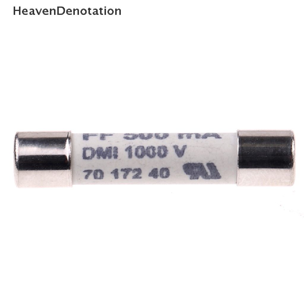 [HeavenDenotation] 1pc FF 0.5A 500mA 1000V dmi fuse Untuk multimeter F15B F17B F18B 6.3x32mm HDV