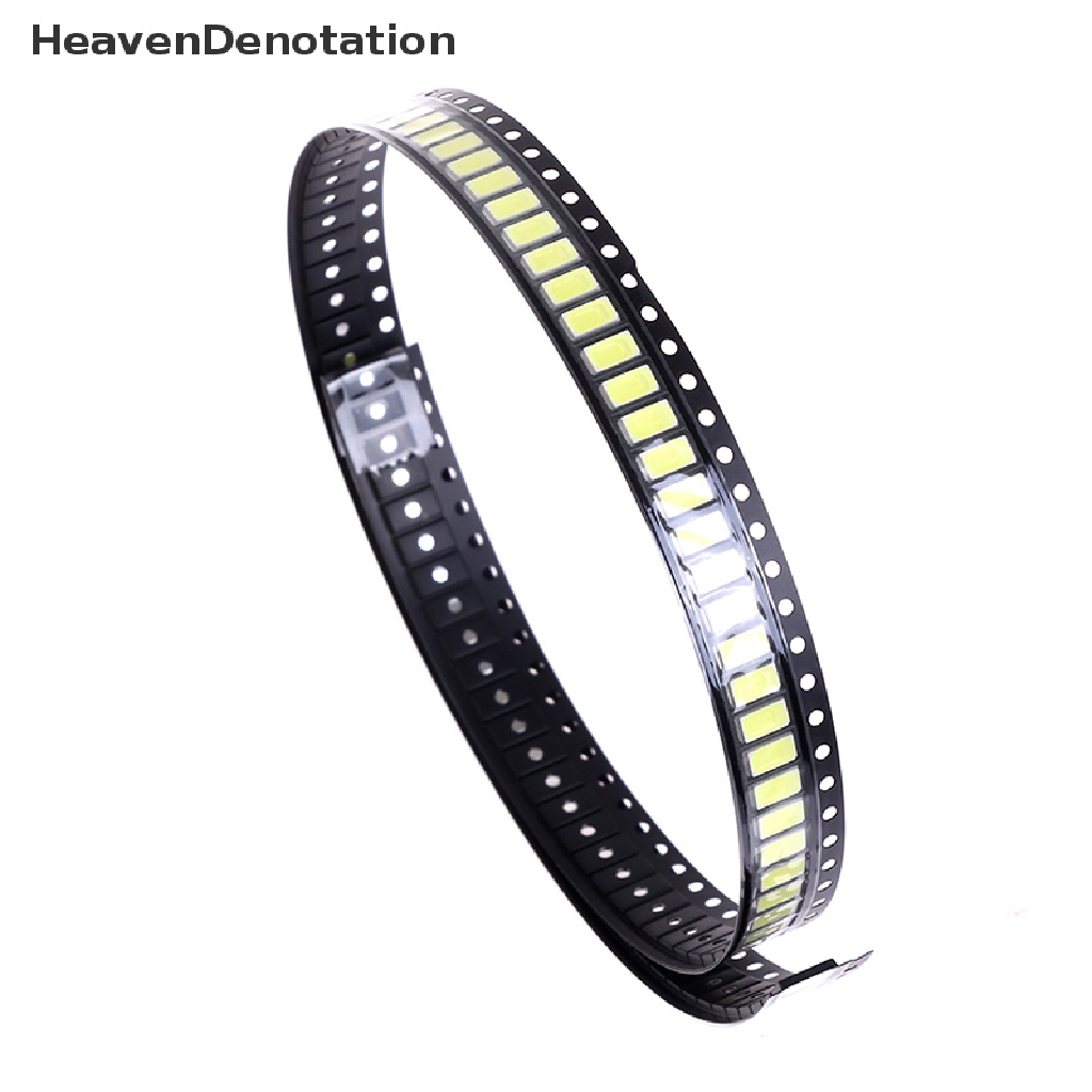 [HeavenDenotation] 100pcs 3030manikmanik LED SMD 1W 3V/6V/9V Cahaya Putih Dingin Untuk TV Dioda LED HDV