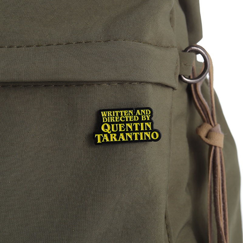 Bioskop Peripherals Writer Dan Sutradara Quentin Tarantino Badge Movie Kill Bill Fan Bros Hadiah Untuk Teman Kostum Aksesoris