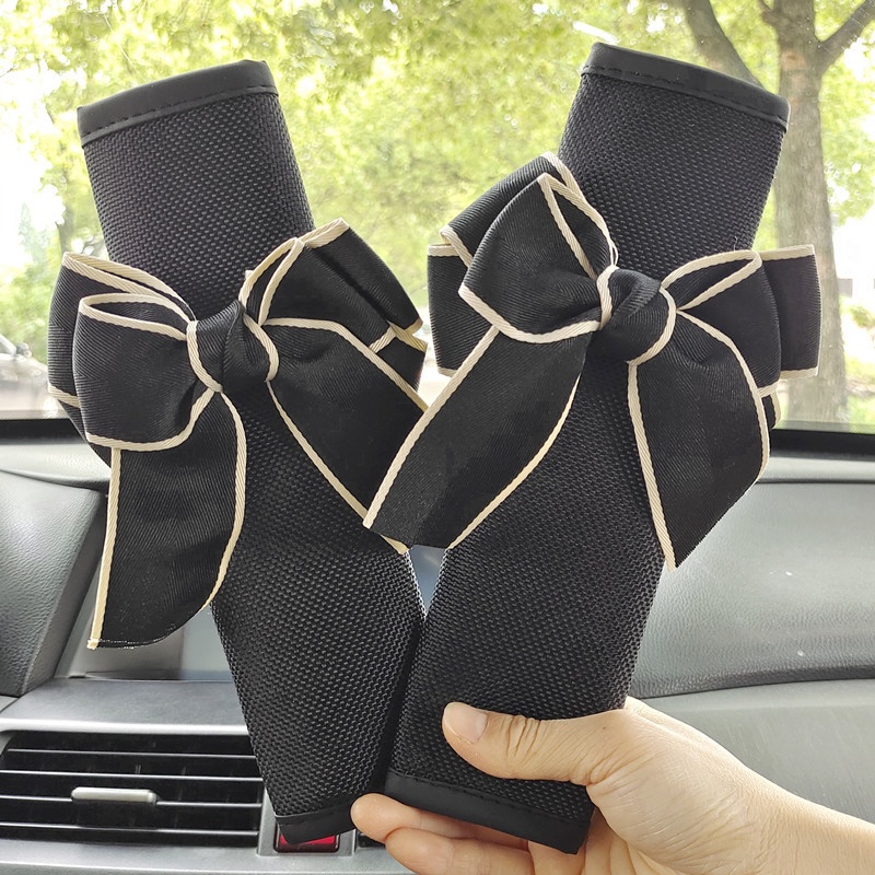 Cover Bahu Sabuk Pengaman Mobil, Cover Pelindung Sabuk Pengaman Kupu-Kupu Kreatif Interior