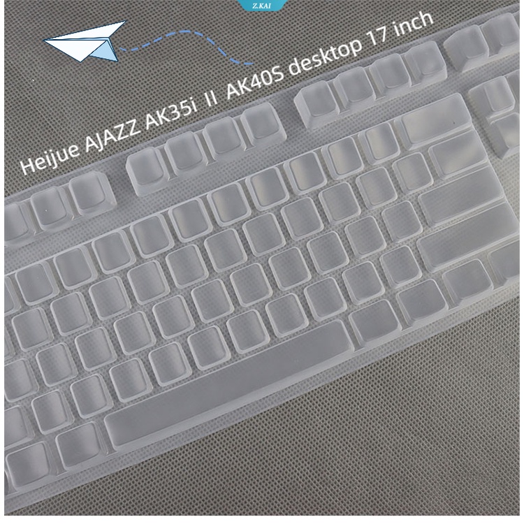 Keyboard Komputer Full Coverage Untuk Heijue AJAZZ AK35i Ii AK40S Desktop 17inch Tahan Air Film Pelindung Berkualitas Tinggi [ZK]