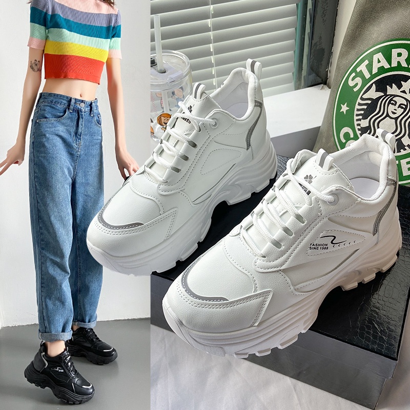 Favorite &quot; FREE BOX&quot; (Size 37 - 41) Hyeri Sepatu Sneakers Wanita Kasual Fashion Korea Import 9207