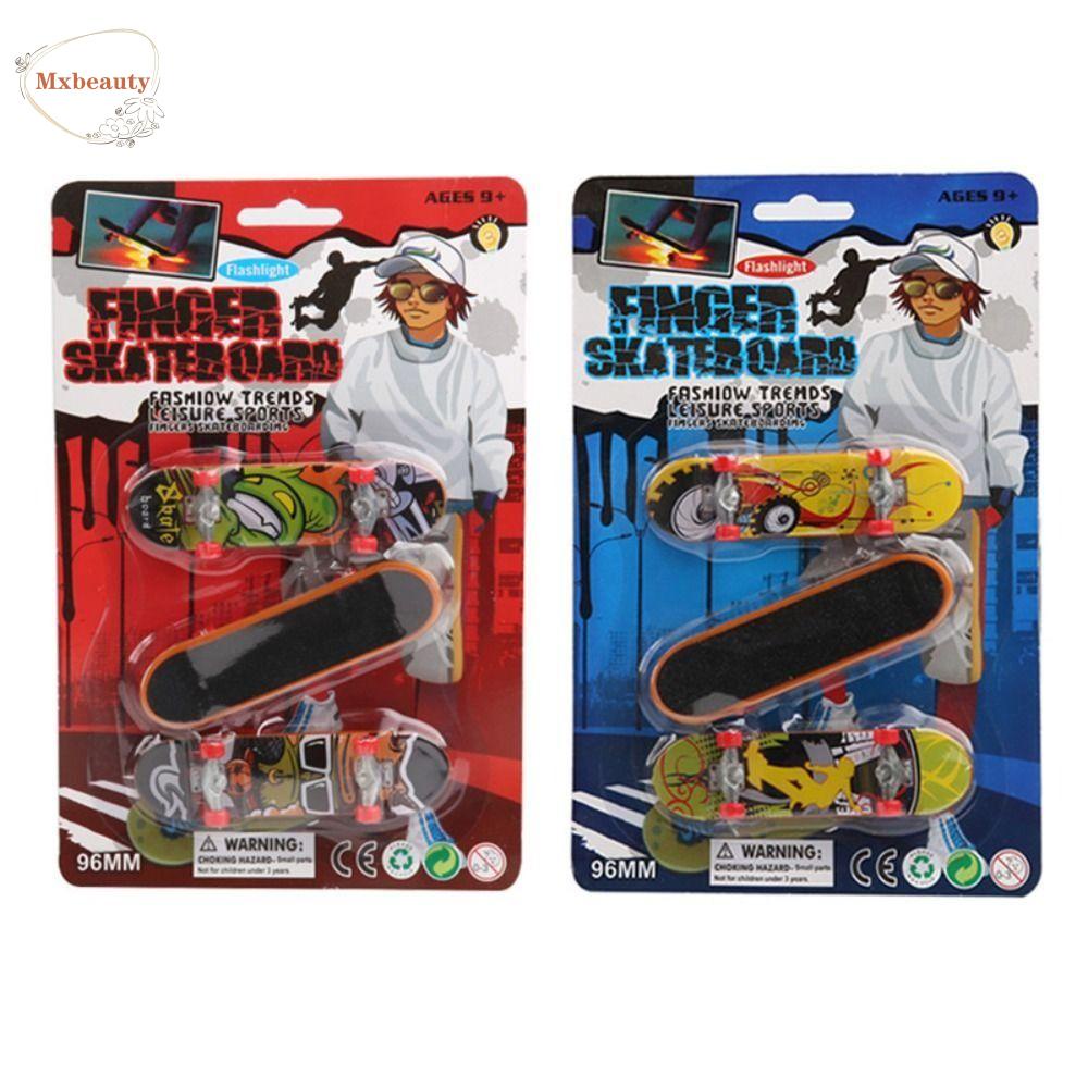 Mxbeauty Papan Jari Mini Inovatif Hadiah Ulang Tahun Hadiah Kolektor Mini Skateboard Jari Skuter Surfing Mainan Fingerboard Mainan Truk Skate Anak Hadiah Model Skateboard