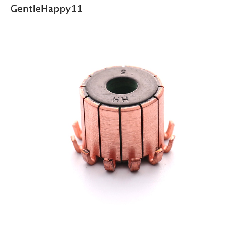 Gentlehappy8 *23 * 19.5mm 12P Gigi Kait Tembaga Tipe Komutator Motor Listrik CHY-1518-12 id