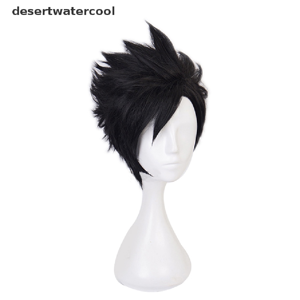 Deid Anime Haikyuu Kuroo Tetsurou Cosplay Wig Kostum Main Wig Rambut Hitam Martijn