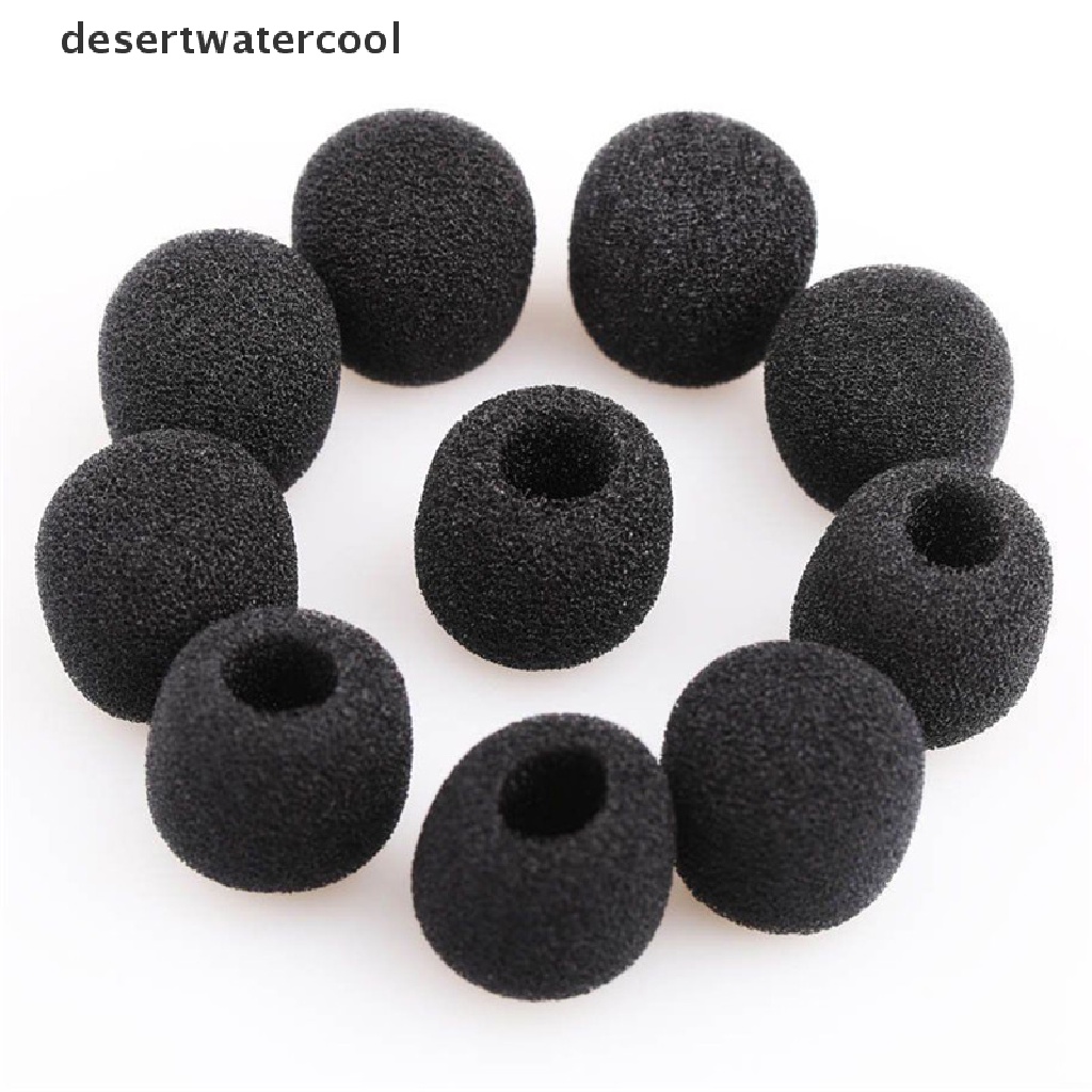 Deid 5PCS Mic Microphone Kaca Depan Busa Lembut Pad Mic Cover Holder Sponge Skin Martijn