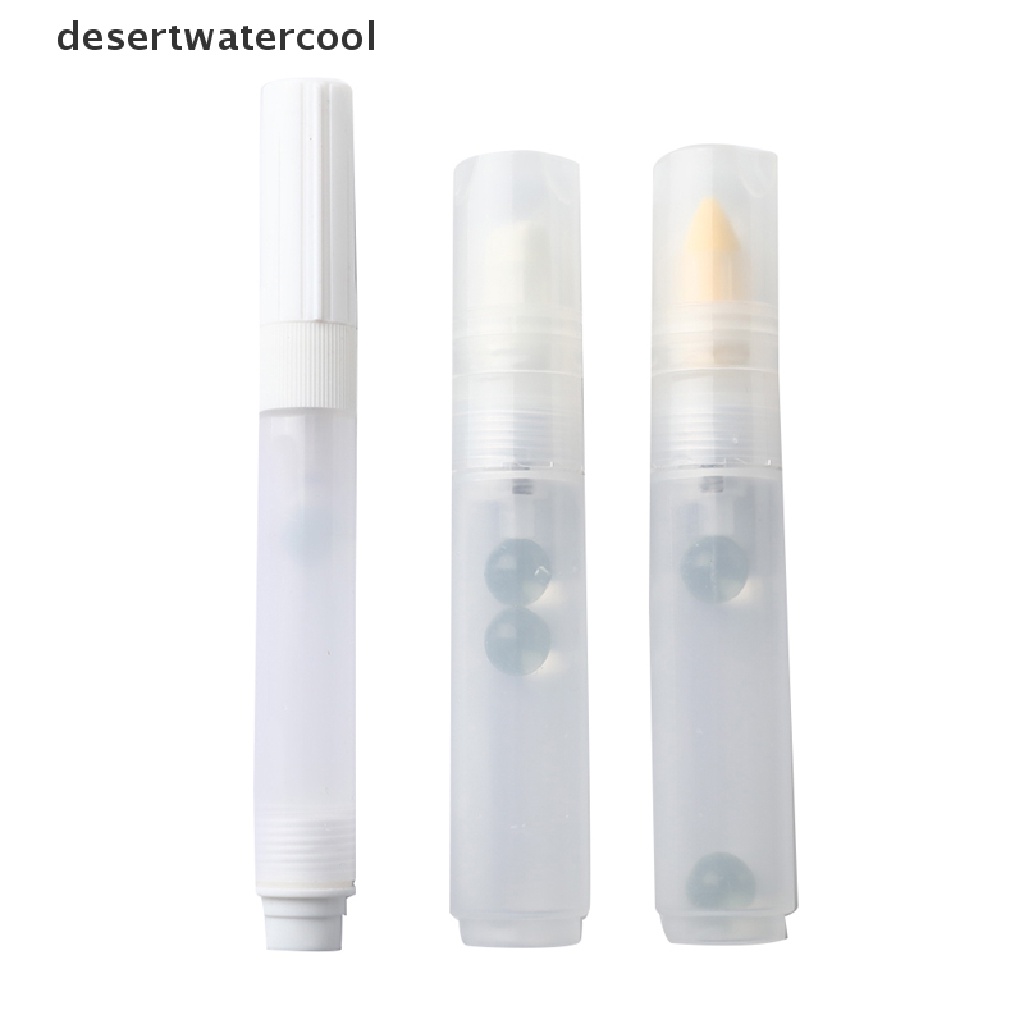 Deid Batang Pulpen Kosong Plastik 5mm 8mm 10mm Barel Tabung Cair Kapur Spidol Cat Pen Martijn