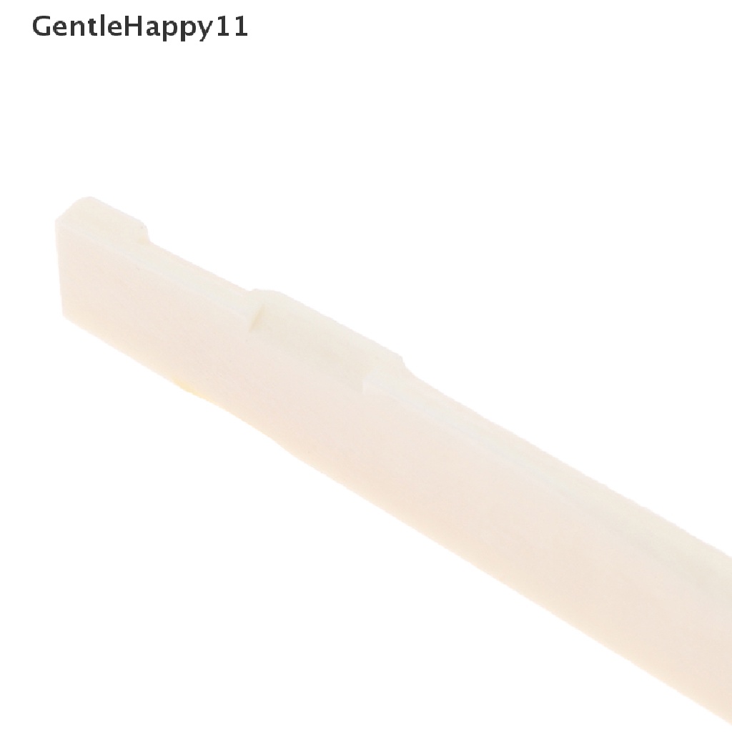 Gentlehappy Real Bone Bridge Saddle Untuk Gitar Akustik Folk 72MM/74MM/76MM/80MM * 12MM id