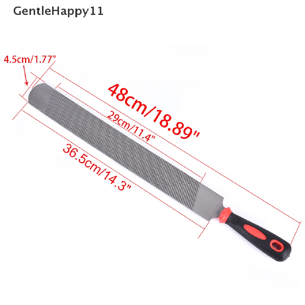 Gentlehappy Berkuda Farriers Horse Hoof Trimming File Rasp Dua Sisi Rasp Baru   Id