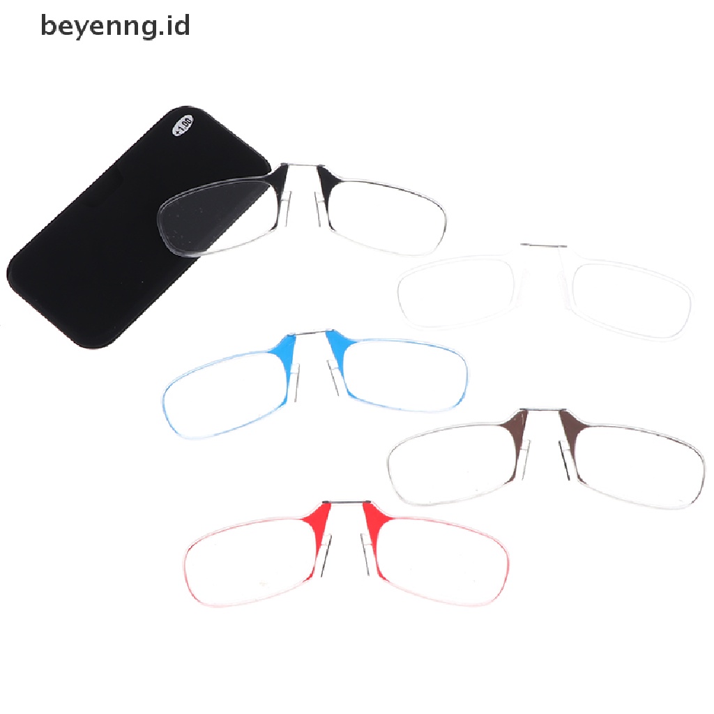 Beyen 1Pc Kacamata Baca Hidung Klip Portabel Kit Unisex Optik Presbyopic Ultra Tipis ID