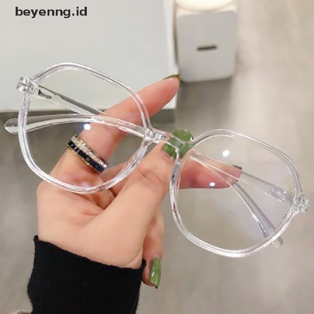 Beyen Kacamata Baca Jelly Poligon Presbyopic Eyeglasses Frame Wanita New ID