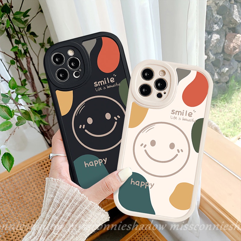 Casing Infinix Hot 10 Lite Smart5 6 Infinix Hot 10T 10s 11s 9 10 11 Play Note8 Simple Kartun Lovely Happy Smile Couple Soft Cover